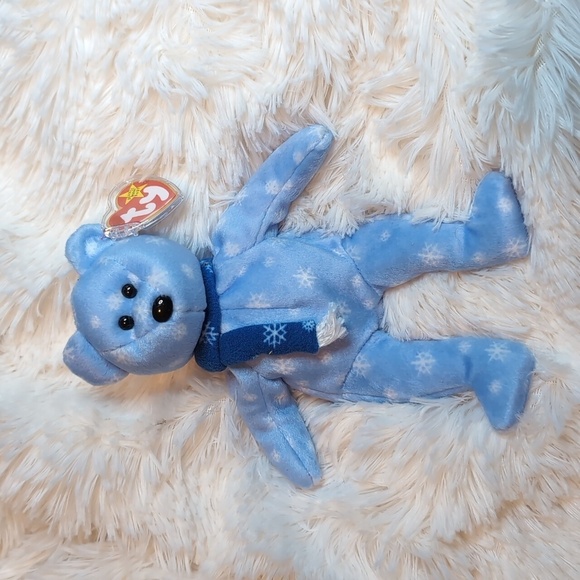 TY Beanie Babies 1999 Holiday Teddy Bear Retired VINTAGE stuffed animal toy - Picture 1 of 8